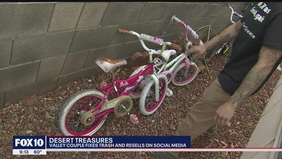 Desert Treasure: Valley couple fixes trash and resells the items on social media