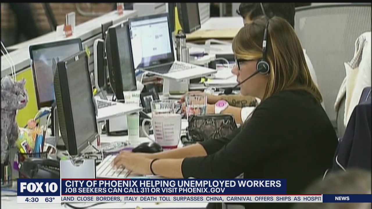 Phoenic city officials working to keep unemployments down
