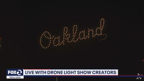 Meet the creators behind the first ever drone light show at an MLB game
