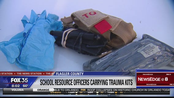 Flagler school resource officers to carry trauma kits
