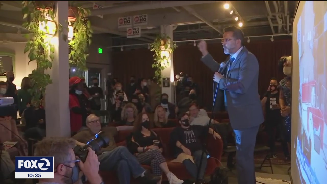 San Francisco election watch party celebrates Newsom victory