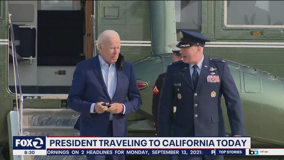 President Biden's trip to California focusing on wildfire response