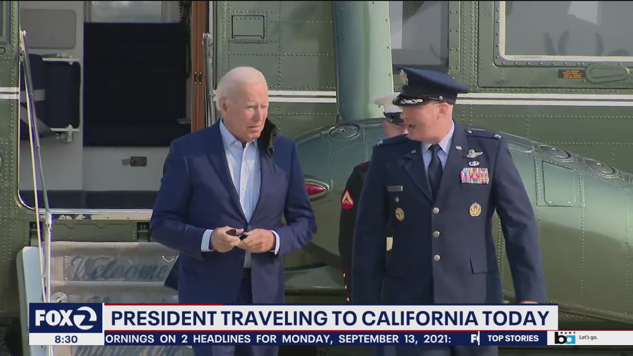 President Biden's trip to California focusing on wildfire response