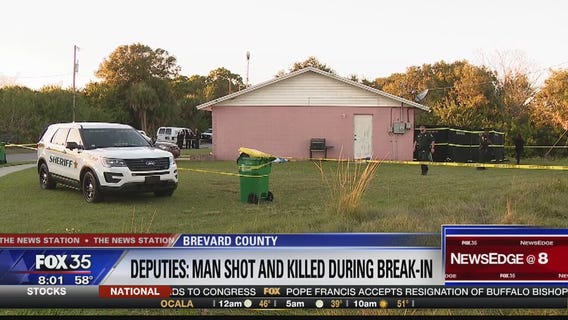 Deputies: Man shot and killed during break-in