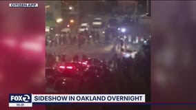 Sideshow activity flares up around Oakland