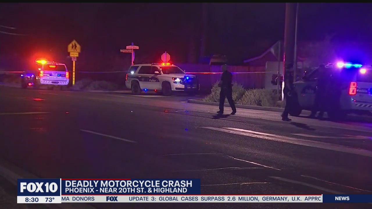 Phoenix police investigate fatal crash involving motorcycle | FOX 10 ...