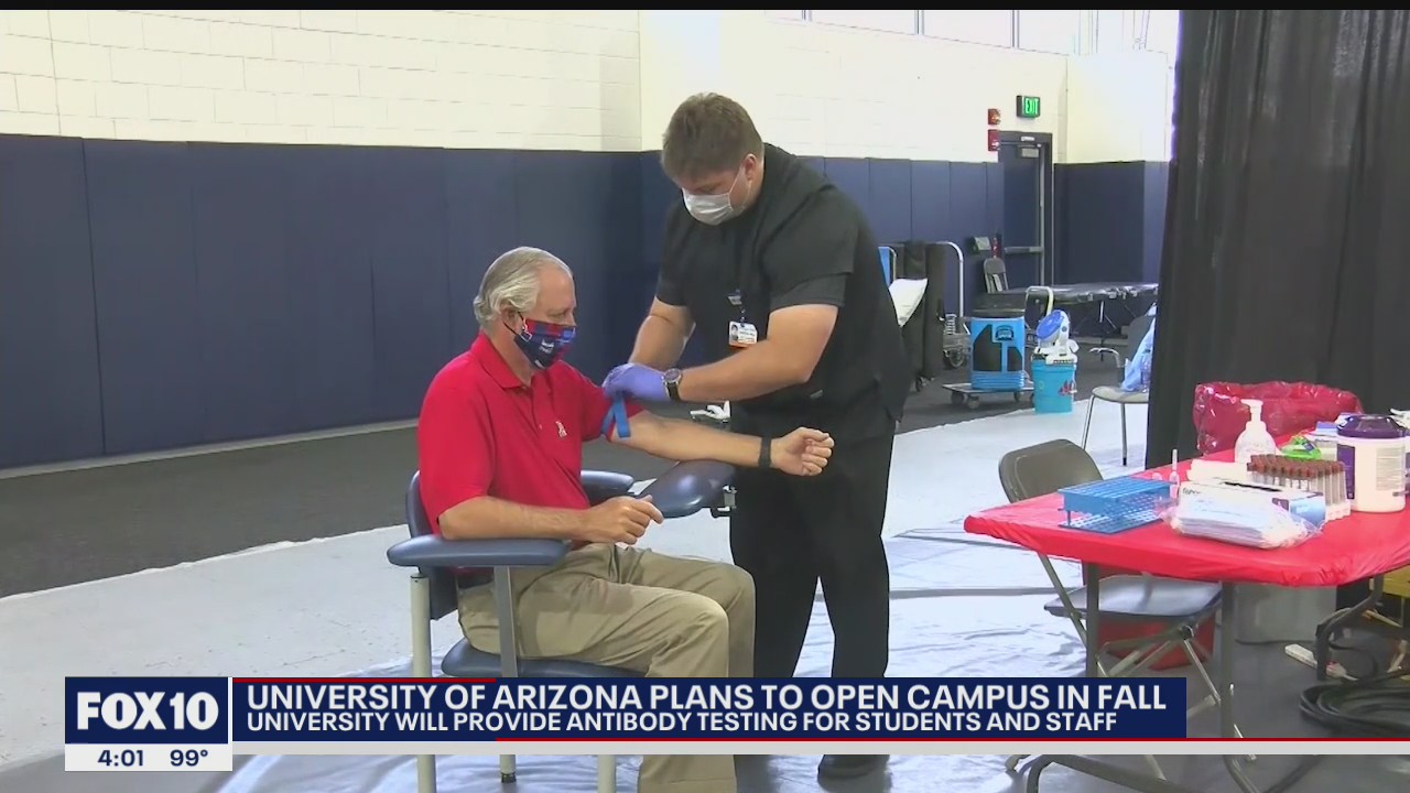 UArizona President takes COVID-19 antibody test