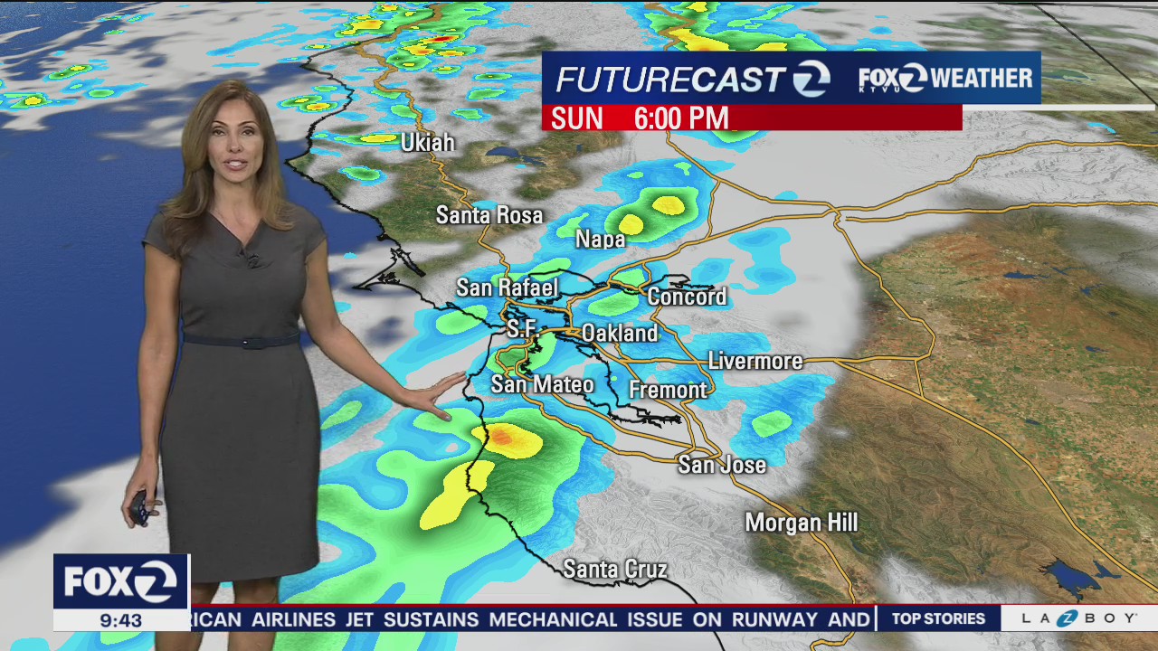 SUNDAY FORECAST: PM drizzle for most parts of the Bay Area