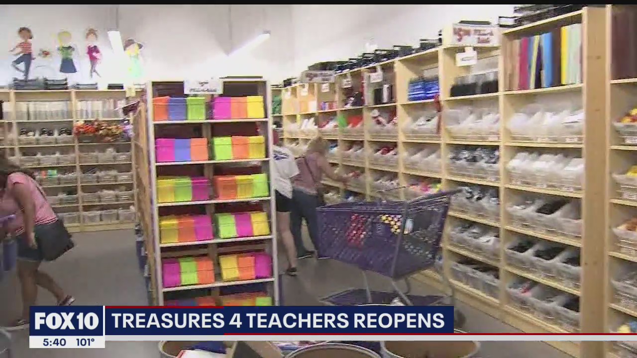 On Teacher Appreciation Day, Treasures 4 Teachers reopens