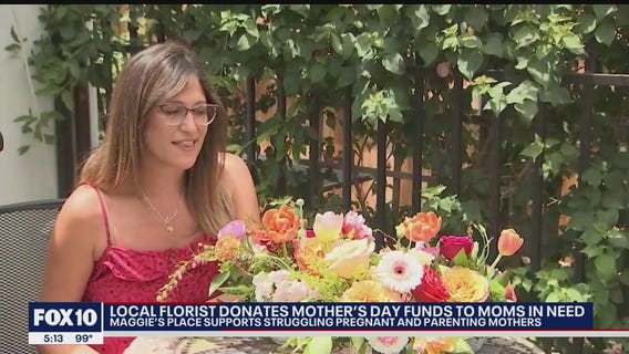 Mothers honored on their day with bouquets with an extra special meaning