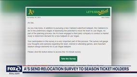 A's ask season ticket holders about moving team to Las Vegas