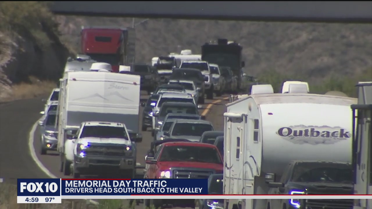 Travelers head home as Memorial Day weekend concludes