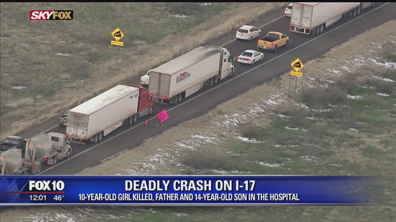 DPS: Child killed in rollover crash on I-17 near Sunset Point | FOX 10 ...