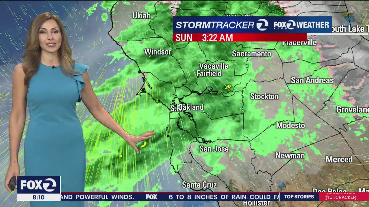 SUNDAY FORECAST: Wet, windy conditions