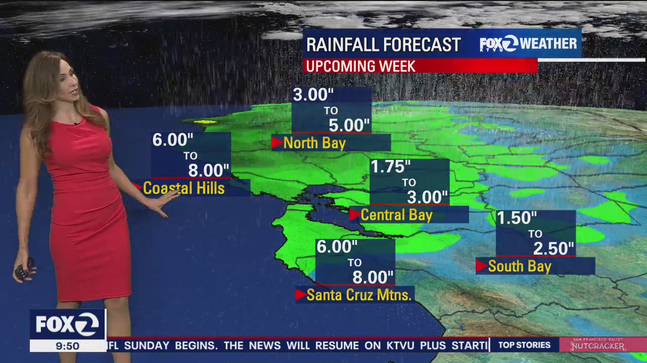 SUNDAY FORECAST: Frigid temps, significant rain on the way this week