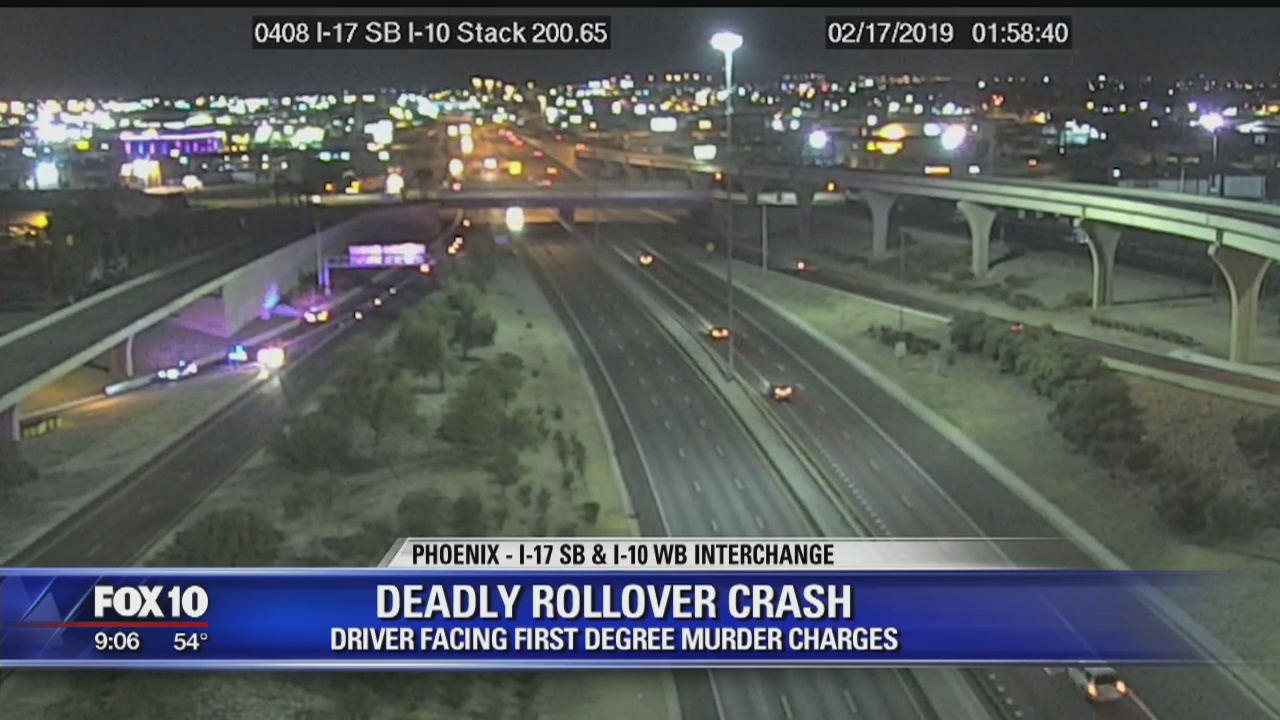 Driver arrested after passenger dies in rollover crash | FOX 10 Phoenix