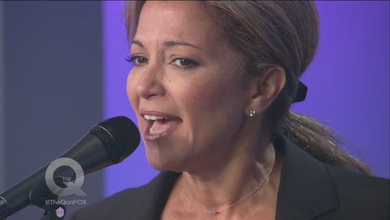 Former Miss America Suzette Charles performs on The Q