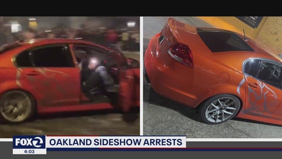 Oakland police arrest 2 connected to sideshow, they claim
