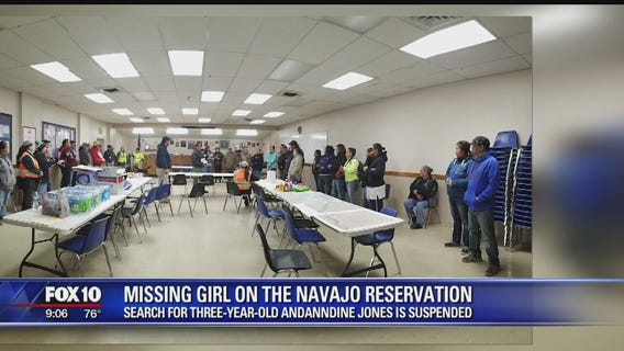 Navajo Police Department puts halt on search for missing 3-year-old