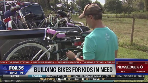 Organization re-purposes bikes for people in need