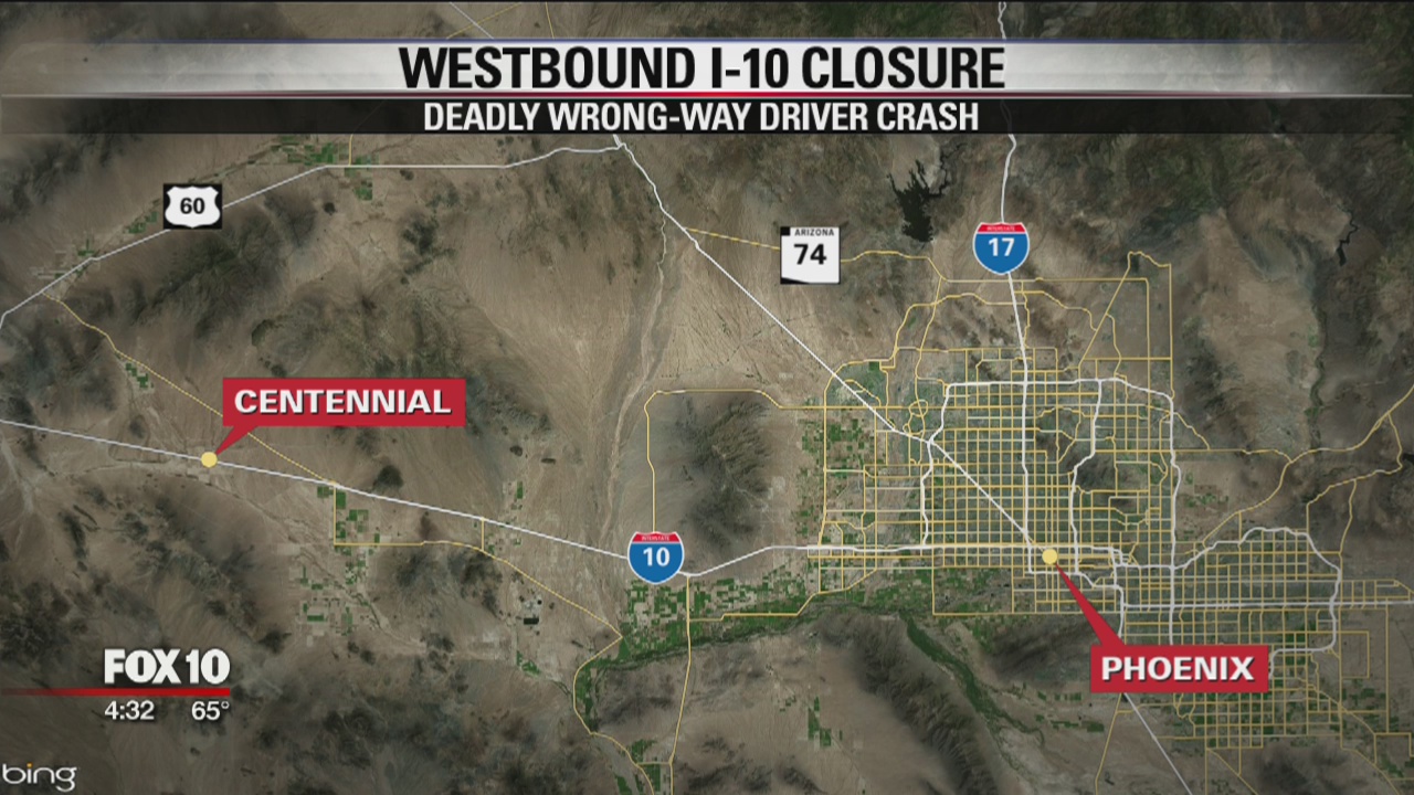 DPS: 4 killed in fiery wrong-way crash west of Phoenix | FOX 10 Phoenix