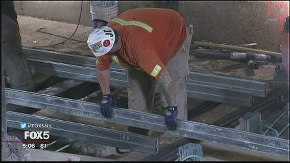 Penn Station repairs progress