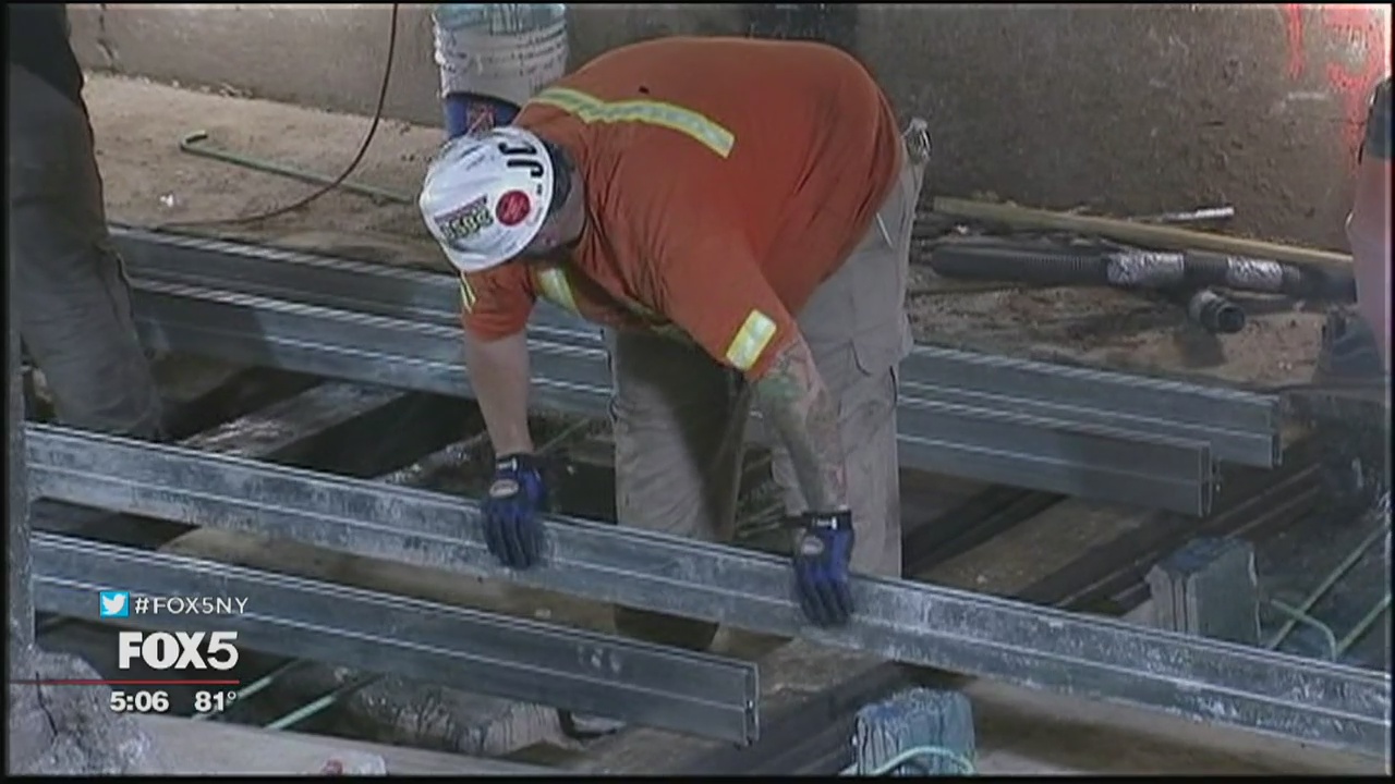 Penn Station repairs progress