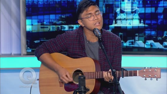 Joshua Bation performs on The Q