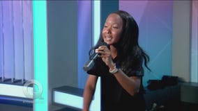 Donshea Hopkins performs on The Q!