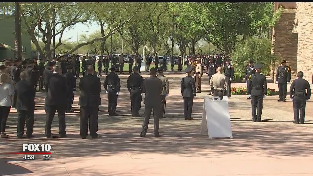 Police officer killed in accident remembered | FOX 10 Phoenix
