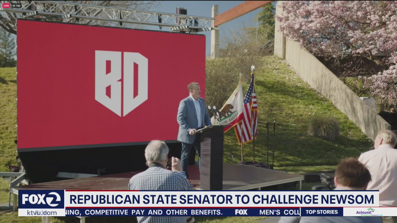 GOP State Sen. Brian Dahle launches campaign against Gov. Newsom