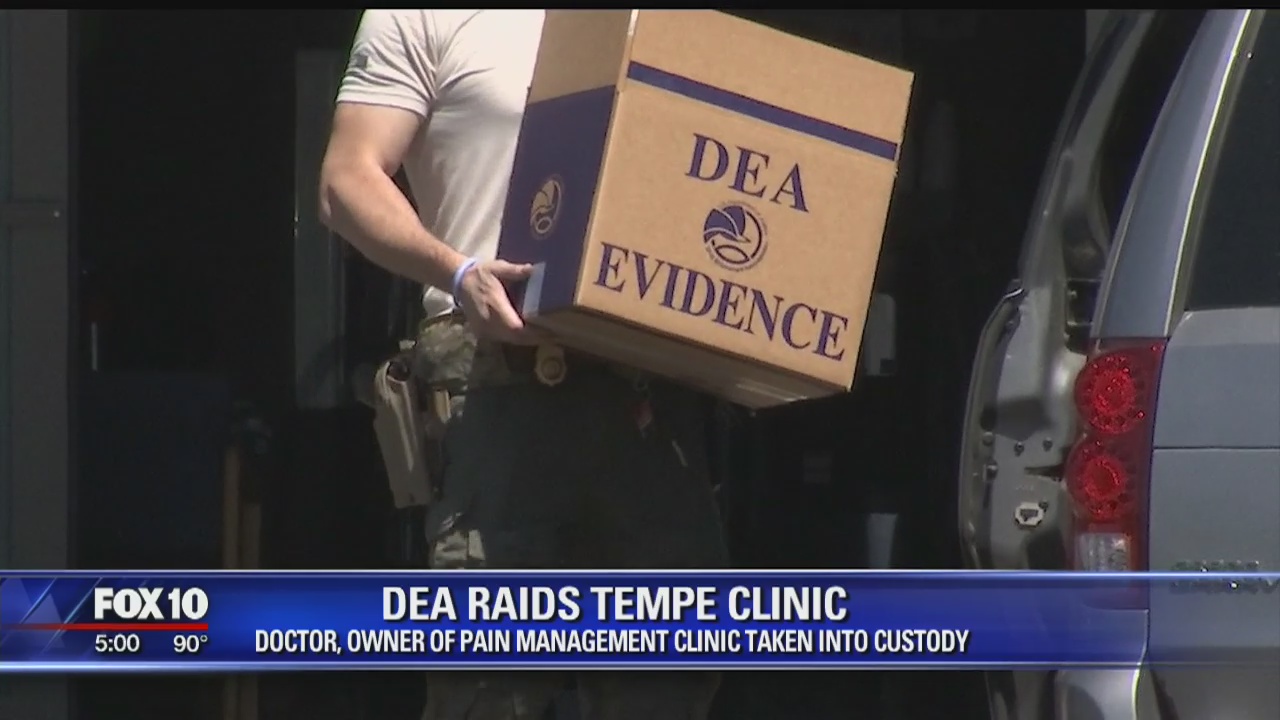 Doctor accused of running 'pill mill' clinic in Tempe