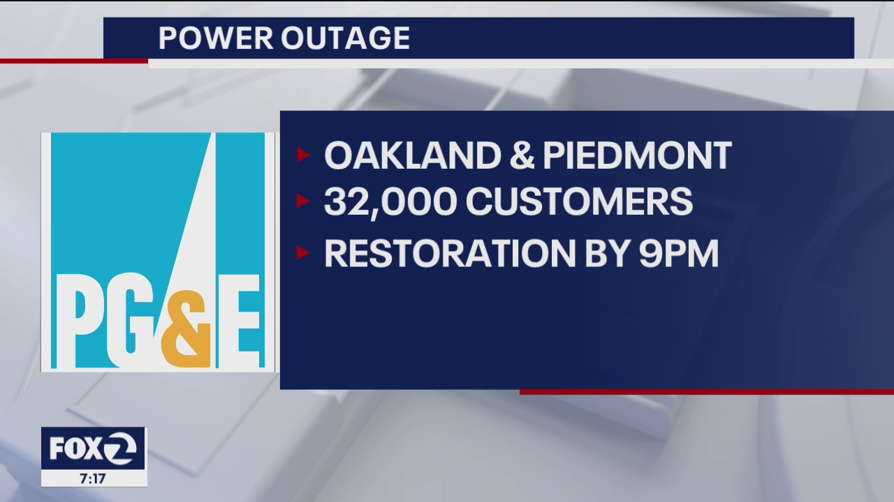 PG&E outage impacts 32K East Bay customers | KTVU FOX 2