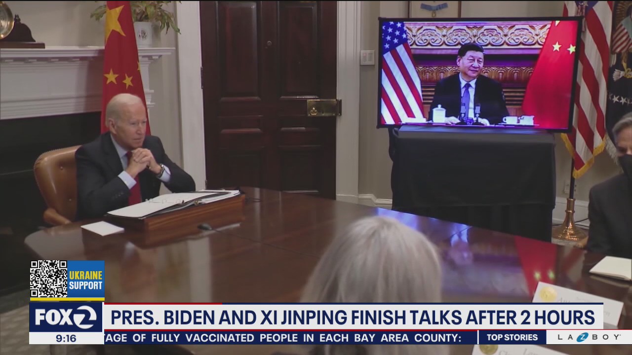 President Biden presses Chinese President Xi Jinping on Russia