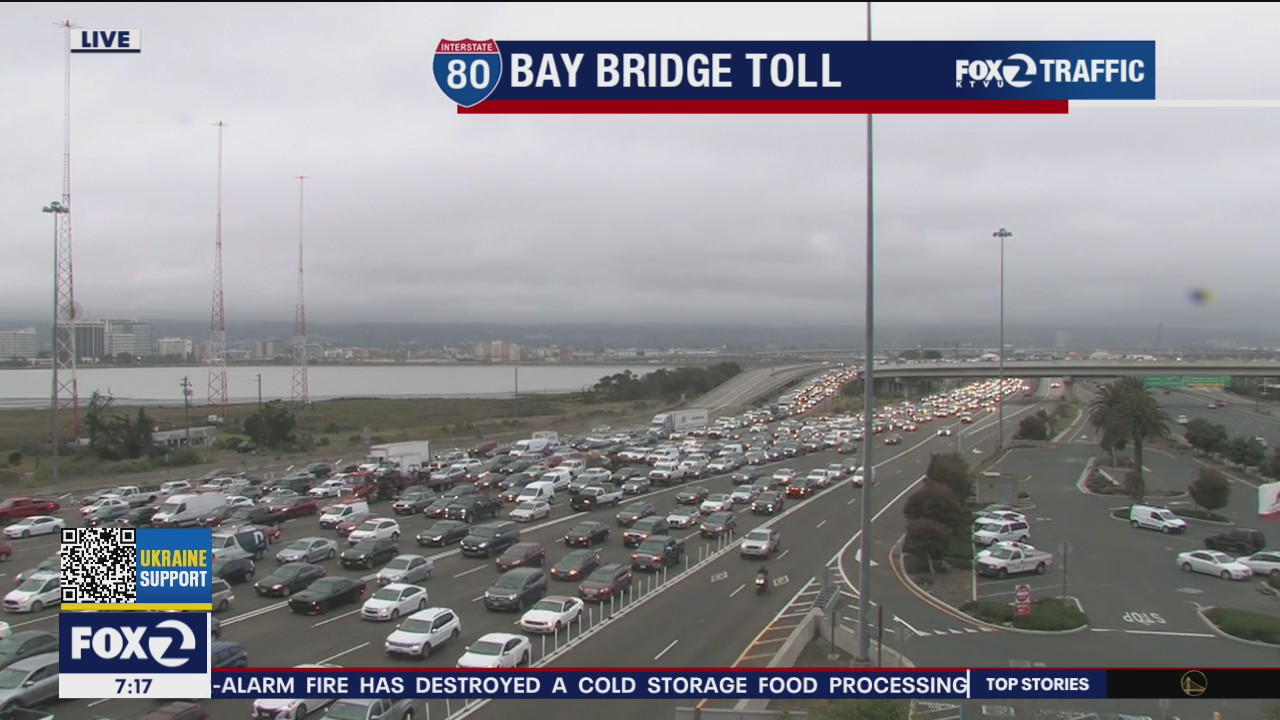 Rain beginning to fall in Bay Area