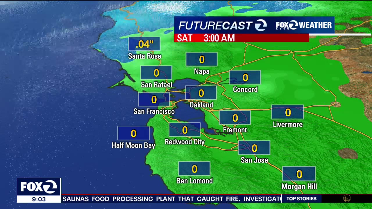 Cloudy and dry today, but rain tomorrow