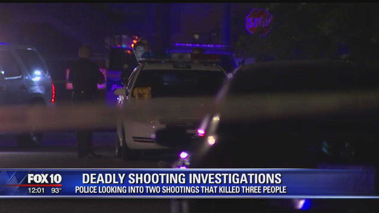 Deadly shooting investigations underway in Phoenix | FOX 10 Phoenix