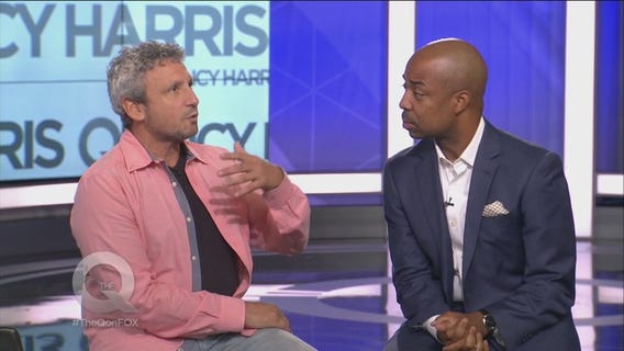 Artie Hoffman looks into the future with members of the audience