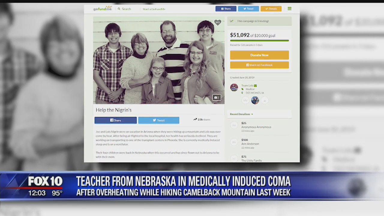 Out-of-stake hiker overheats at Camelback Mountain; in medically-induced coma