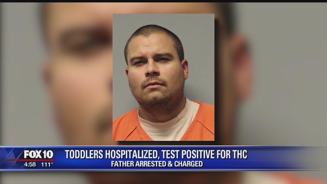 Toddlers test positive for THC, father arrested by YCSO