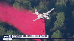 River Fire triples in size