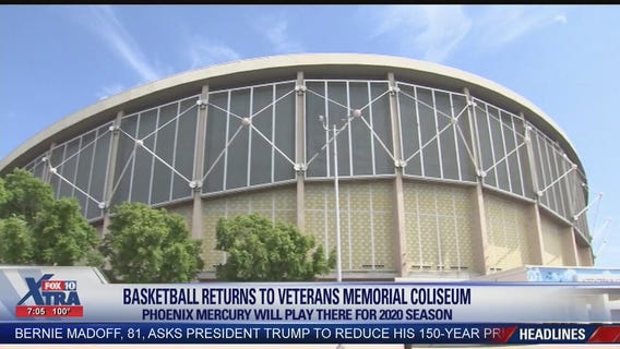 Phoenix Mercury to play temporarily at Veterans Memorial Coliseum in 2020