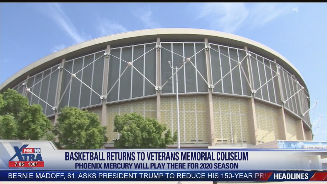 Phoenix Mercury to play temporarily at Veterans Memorial Coliseum in 2020