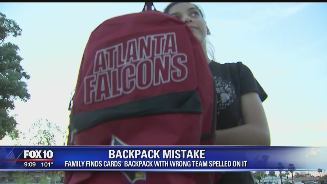 Family stumbles upon Cardinals backpack with wrong team name