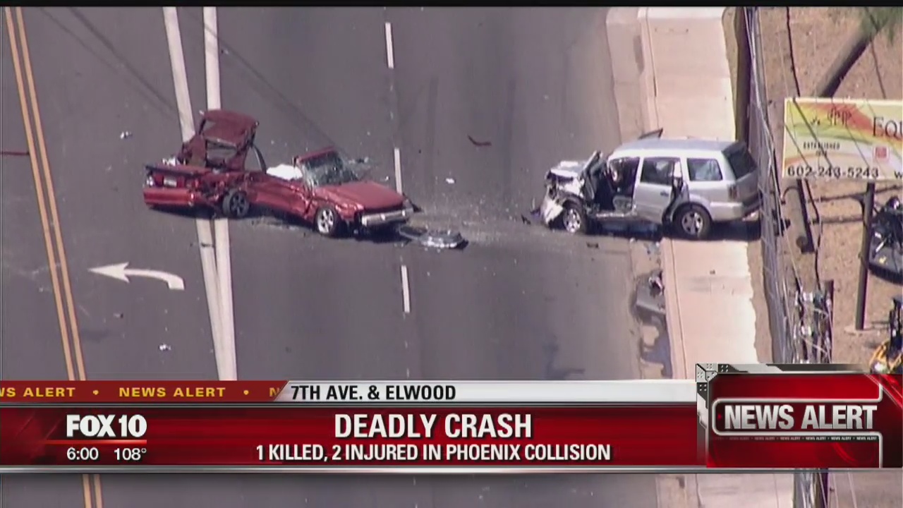 One person dead, two injured in south Phoenix crash | FOX 10 Phoenix