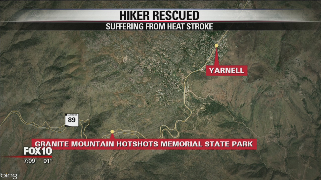 YCSO deputies rescue hiker suffering from extreme heat stroke