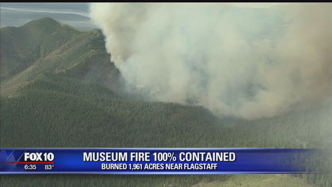 Museum fire 100% contained