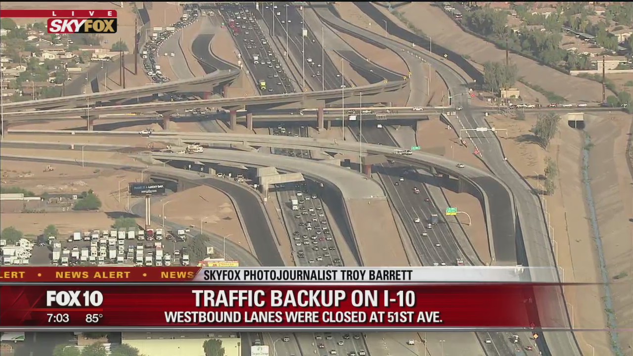 Westbound I-10 reopens after 2-hour closure | FOX 10 Phoenix