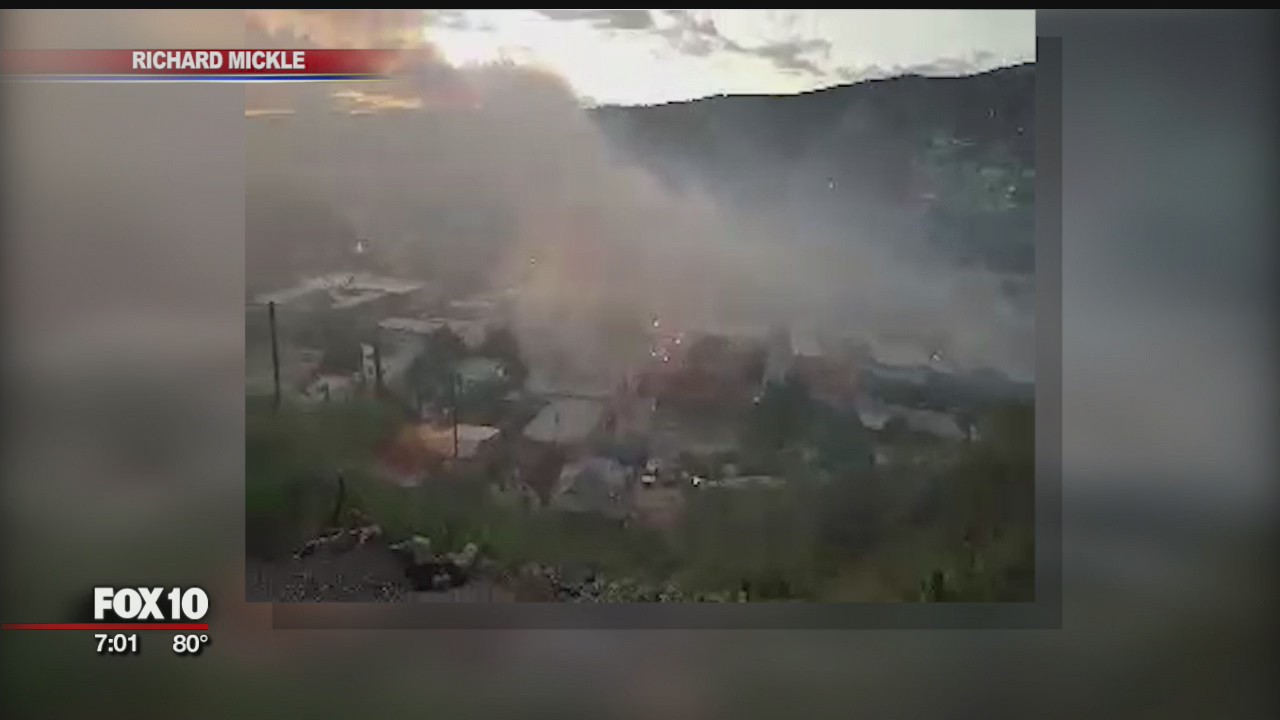 Fire burns buildings in downtown Miami, Arizona | FOX 10 Phoenix