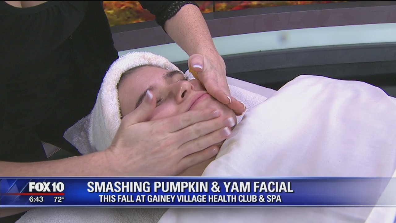 Smashing Yam and Pumpkin facial